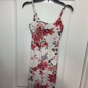 Absolutely Floral Dress with Spaghetti Straps